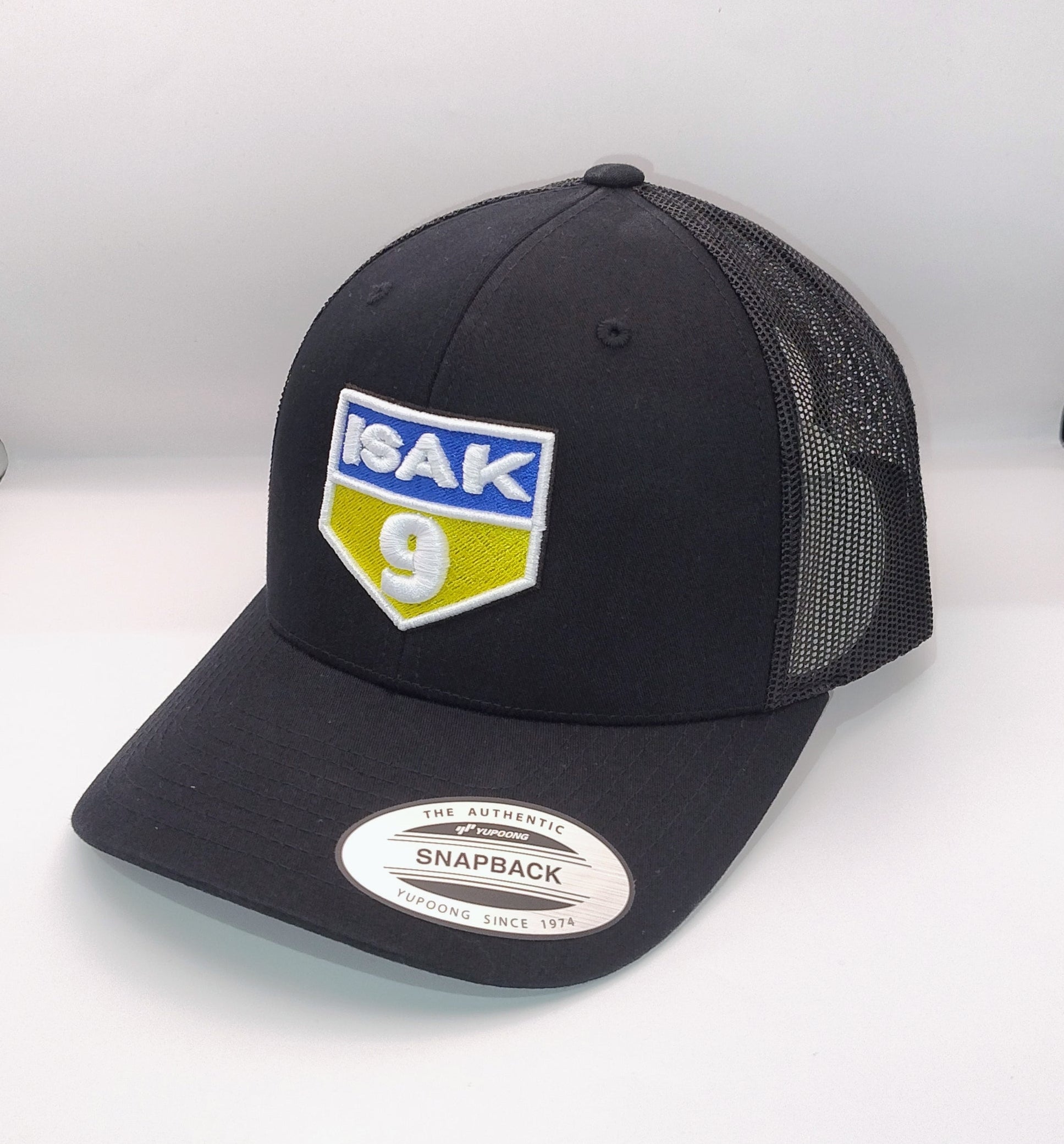 Isak 9 Blue/Yellow Cap - Black